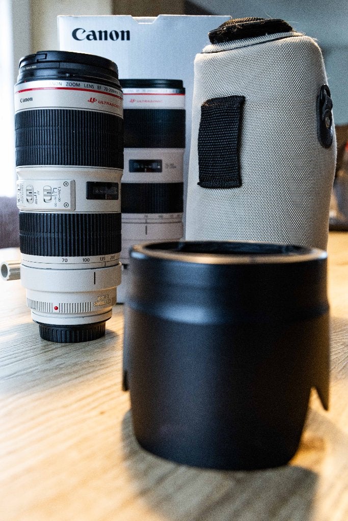 Canon EF 70-200 mm f/2,8L IS II USM, TV, Hi-fi & Vidéo, Photo | Lentilles & Objectifs, Utilisé, Téléobjectif, Zoom, Enlèvement