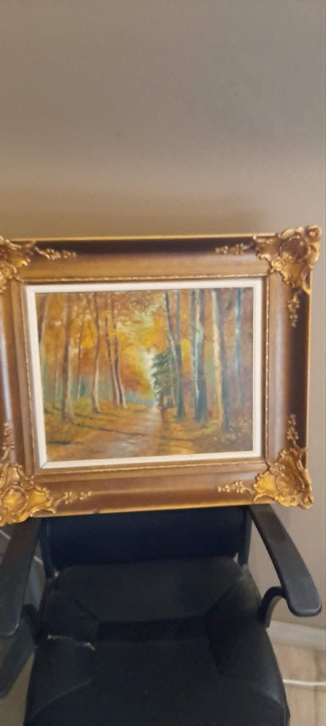 schilderij Jos Mertens, Antiek en Kunst, Kunst | Schilderijen | Klassiek, Ophalen, Handgeschilderd, Landschap