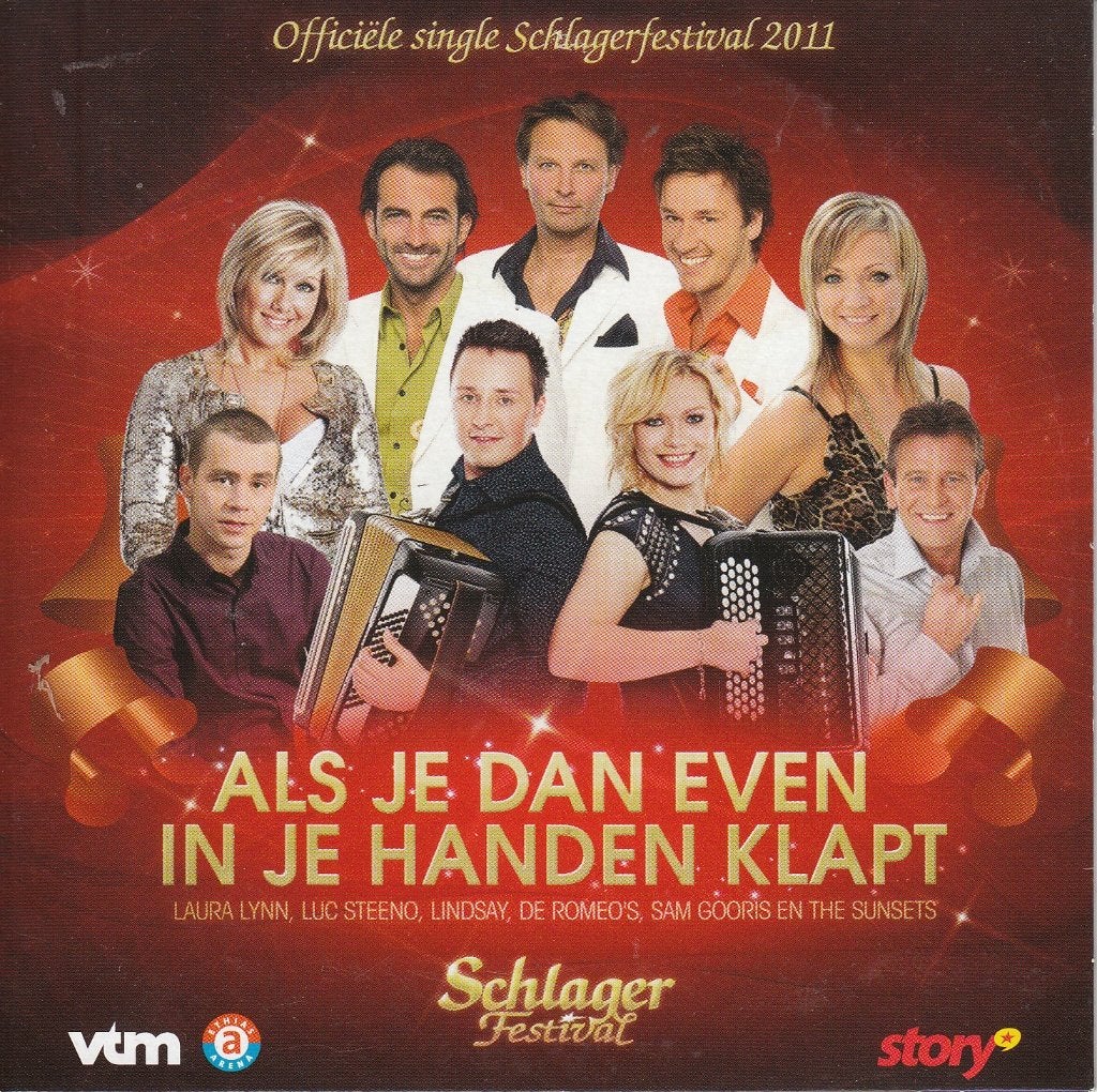 cd-single van Schlagerfestival: Laura Lynn, Lindsay, Romeo's, CD & DVD, CD Singles, En néerlandais, Envoi