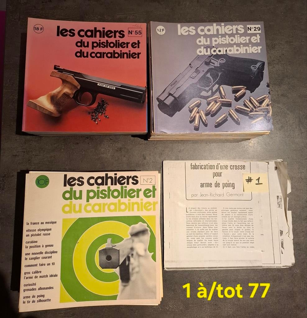 Collection 77 éd. les cahiers du pistolier et du carabinier, Enlèvement ou Envoi
