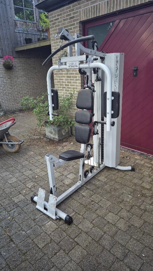 Kettler Multigym, Sport en Fitness, Fitnessapparatuur, Zo goed als nieuw, Overige typen, Armen, Benen, Borst, Buik, Rug, Metaal