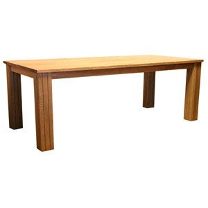 NIEUWE NATUUR TEAKHOUTEN EETTAFEL - EETKAMERTAFEL Flamant, Enlèvement