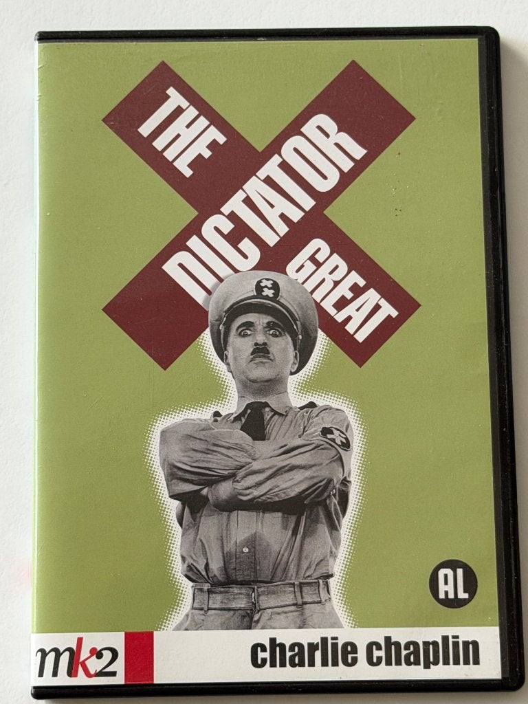 Charlie Chaplin - The Great Dictator (DVD), CD & DVD, DVD | Classiques, Enlèvement ou Envoi, Anglais, Néerlandais, Utilisé