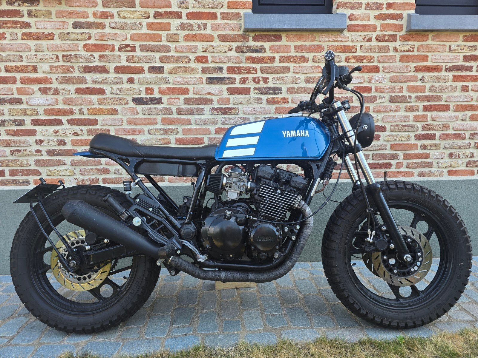 Scrambler ( gebouwd op Yamaha XJ600), Motoren, Ophalen, Gebruikt