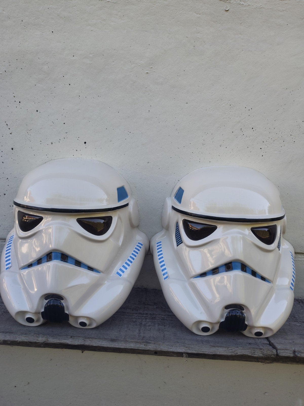 2 Rubie's Star Wars Stormtrooper Masker (2013 Lucasfilm), Enlèvement ou Envoi, Utilisé, Autres types
