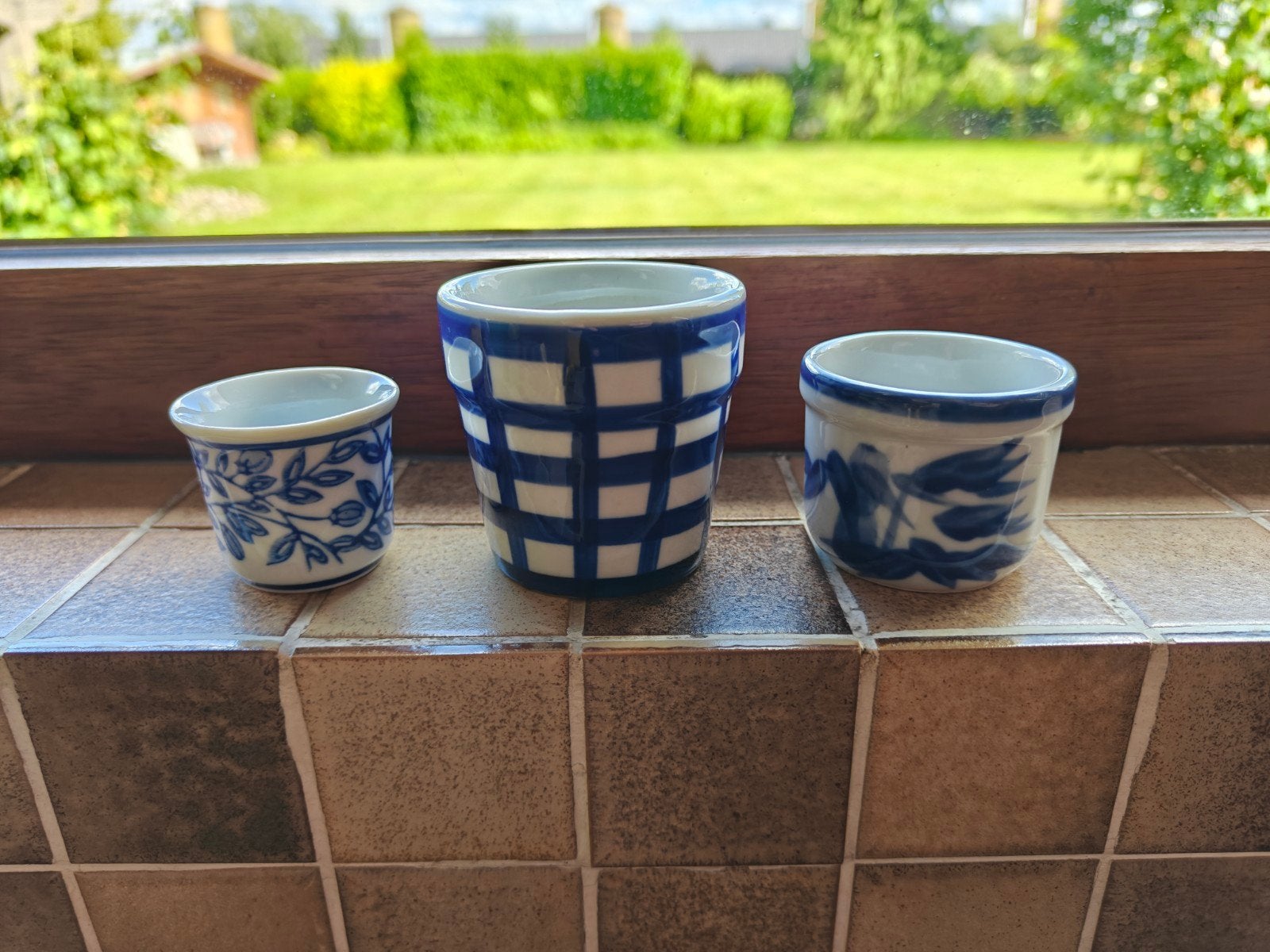 Kleine bloempotjes - 5 euro per set, Ophalen of Verzenden