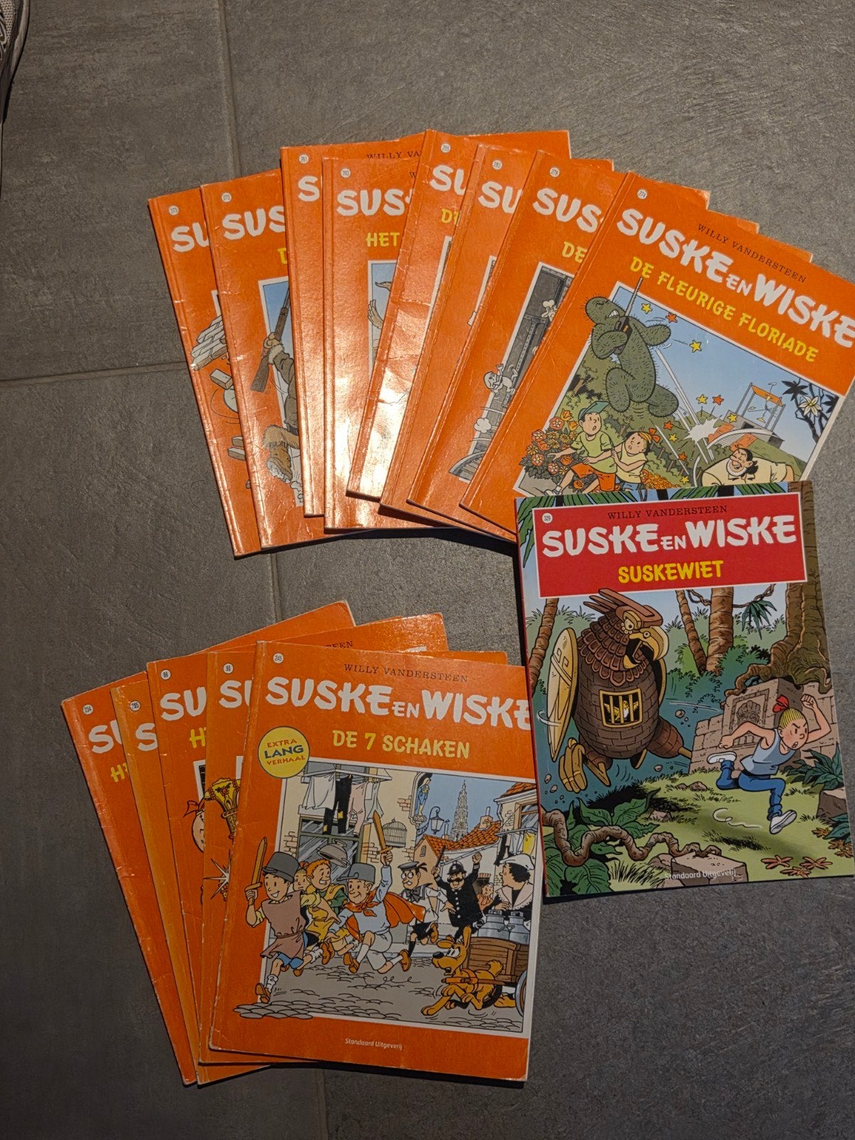 Mooi lot Suske en Wiske stripboeken (ca. 14 delen), Meerdere stripboeken, Ophalen of Verzenden, Zo goed als nieuw