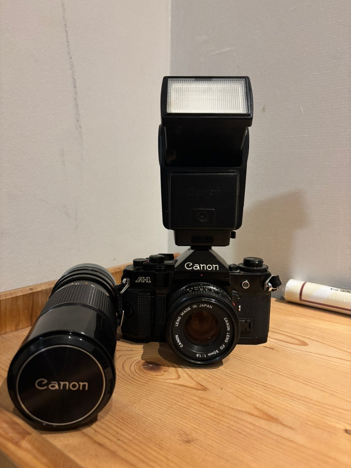 Canon A1, Audio, Tv en Foto, Ophalen of Verzenden, Zo goed als nieuw, Canon