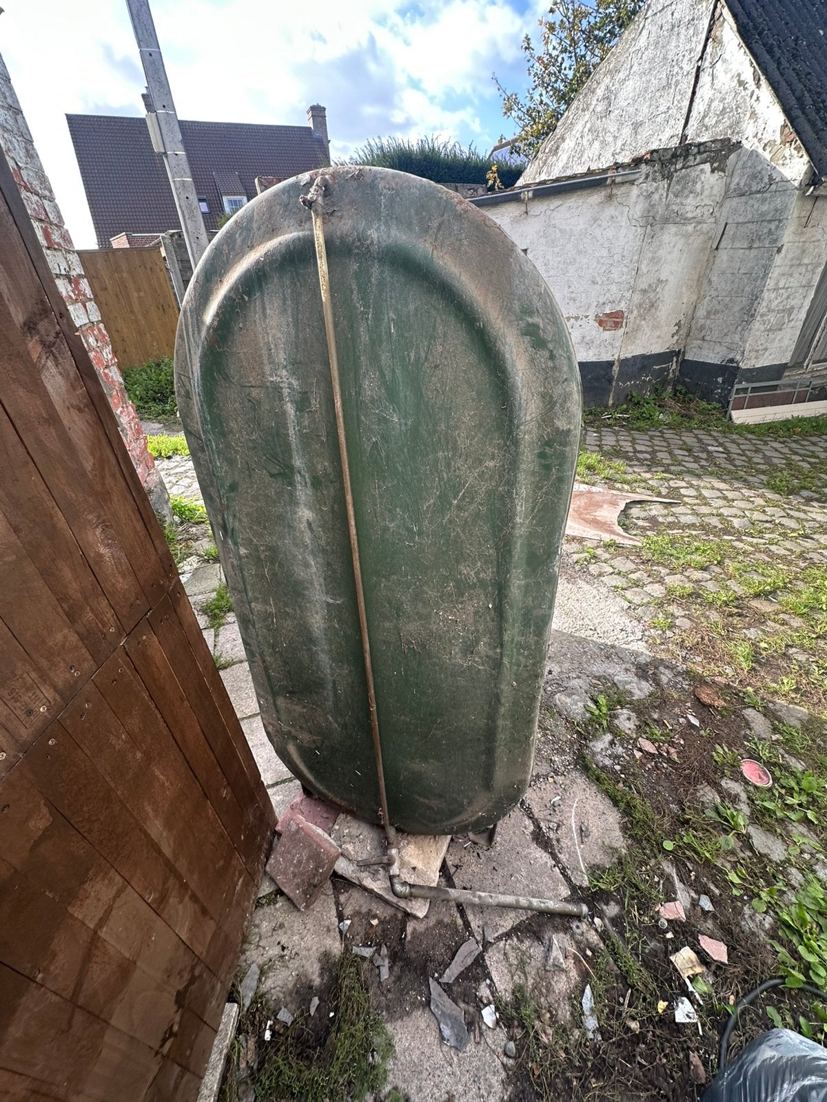 1000 liter petrol tank, Tuin en Terras, Ophalen, Gebruikt, 100 cm of meer, Rond