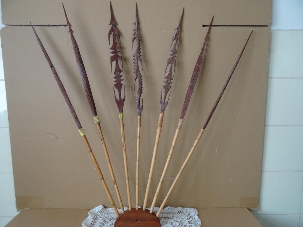 Flèches pour poison Asmat Papouasie Nouvelle Guinée 64cm, Enlèvement ou Envoi