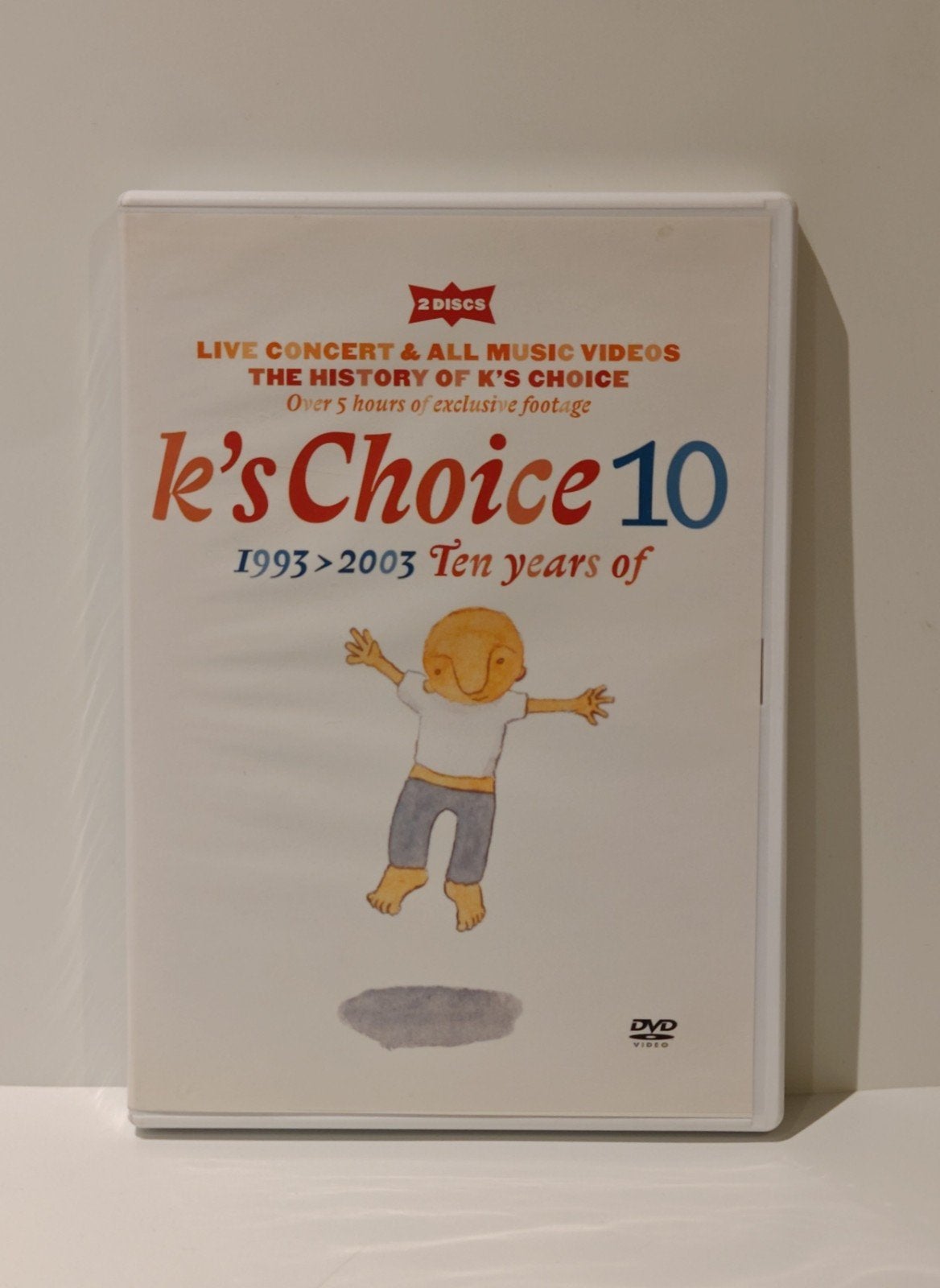 K's Choice 10: Live Concert & All Music Videos (2 DVD's), Ophalen of Verzenden, Zo goed als nieuw, Concert