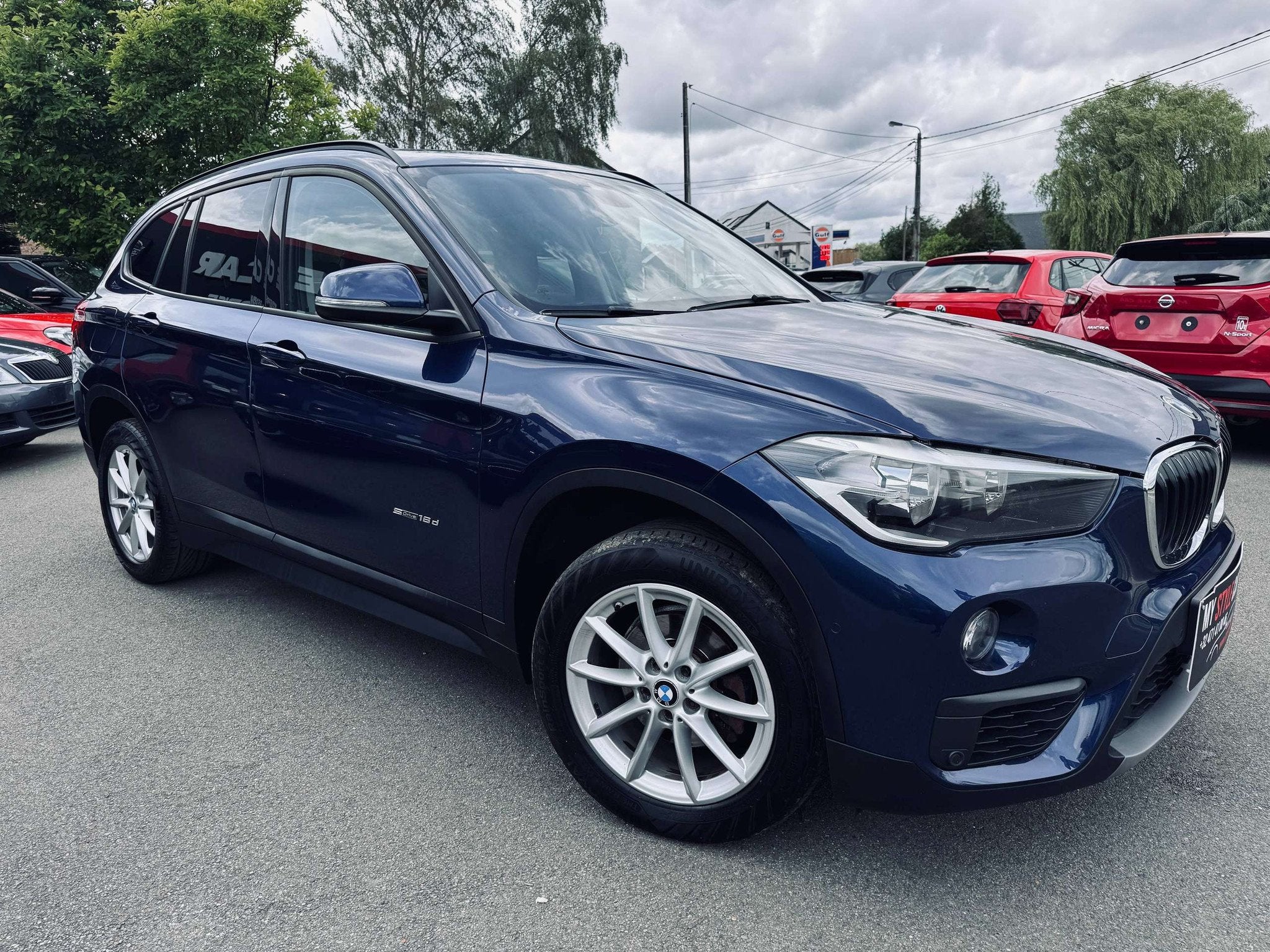 BMW X1 X1 1.5 d sDrive16 , Cuir , Navi, Garantie 1 an, Auto's, BMW, Gebruikt, 4 cilinders, Leder, Bedrijf