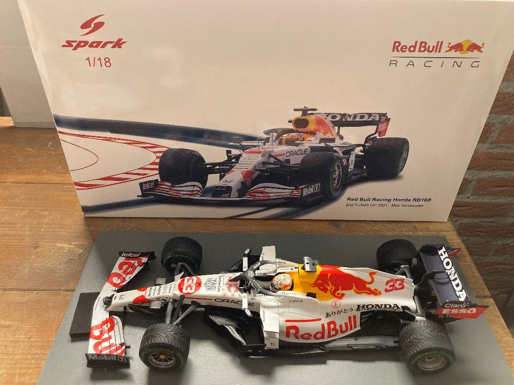 Max Verstappen 1:18 2nd Turkish GP 2021 Arigato (Japan GP), Verzamelen, Ophalen of Verzenden, Nieuw, Formule 1