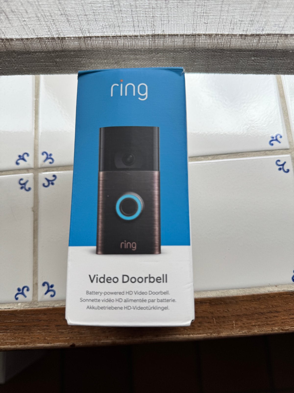 Ring video doorbell, Huis en Inrichting, Deurbellen, Ophalen, Bewegingsdetectiesensor, Zo goed als nieuw, Draadloos