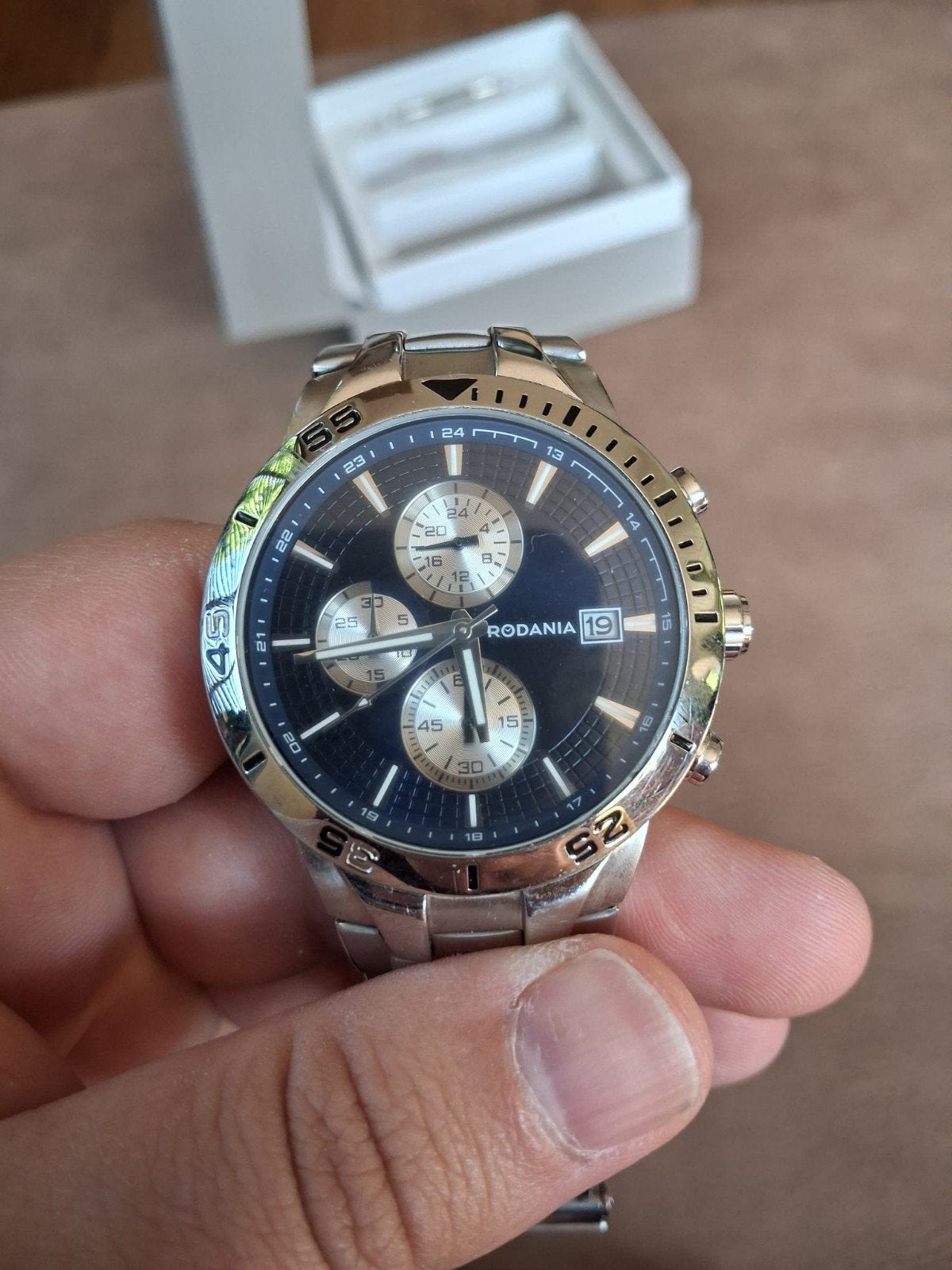 Rodania horloge chronograph, Ophalen, Gebruikt, Polshorloge, Overige merken
