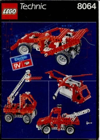 Lego Technic - 8064 - Universal Motor Set, Gebruikt, Lego, Compleet, Ophalen of Verzenden