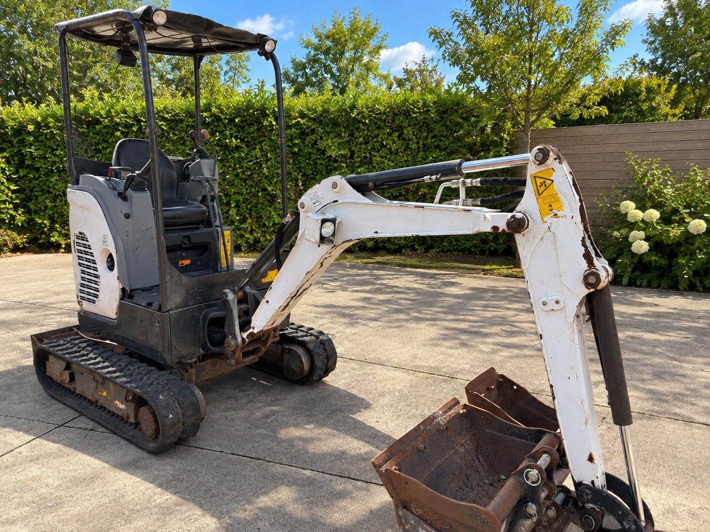 Bobcat E17Z minigraver graafmachine - 2020 - 1077uren MARGE, Zakelijke goederen, Ophalen, Graafmachine