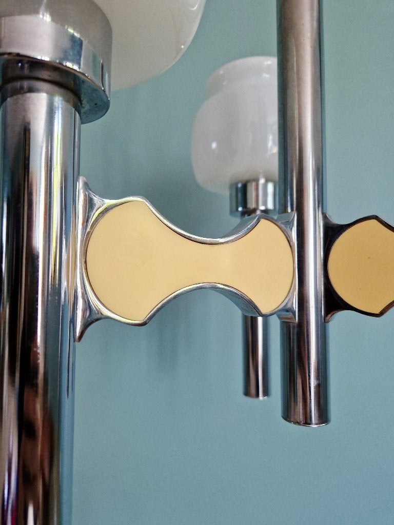 Lustre Space Age, design Sciolari, Boulanger, 1970, Enlèvement ou Envoi