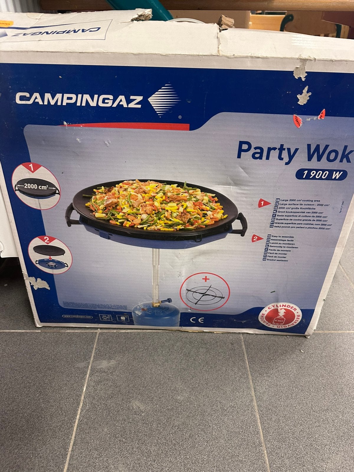 Camping wok, Ophalen, Nieuw