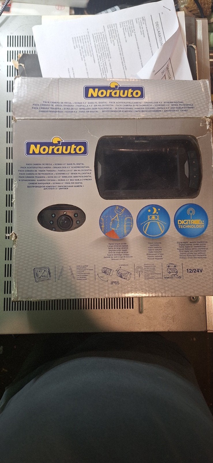 Pack caméra de recul + écran 4.3" sans fil digital Norauto, Enlèvement ou Envoi, Sans fil