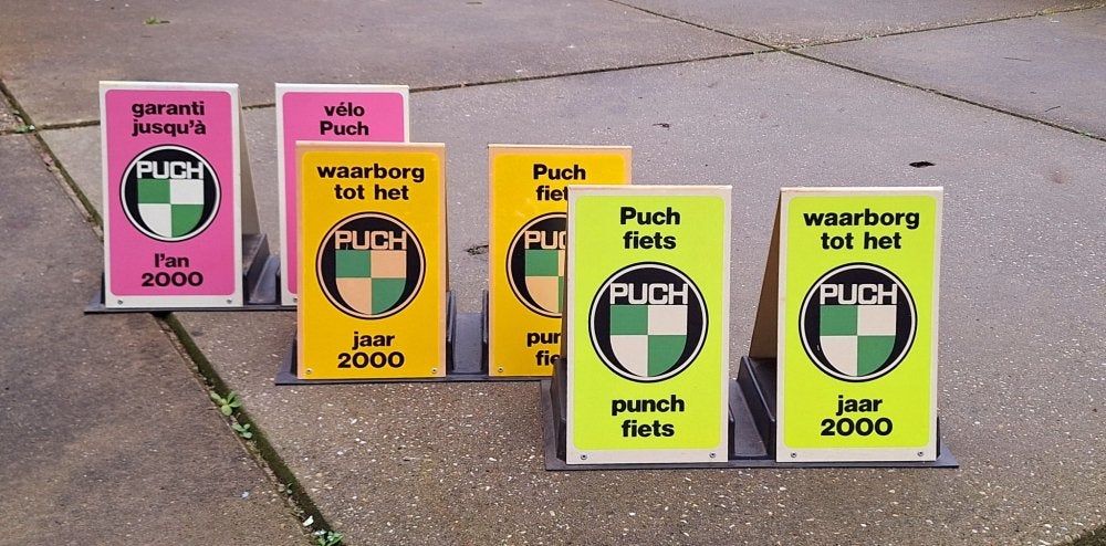 Zeldzame reclame voor Puch fietsen, fietsreclame🚲, Ophalen of Verzenden, Gebruikt, Overige typen