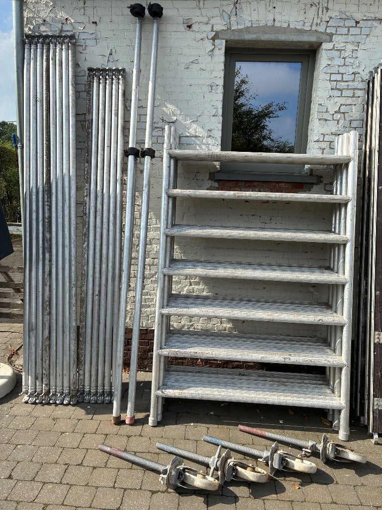 Aluminium rolstelling!!, Doe-het-zelf en Bouw, Ophalen, Zo goed als nieuw, Rolsteiger of Kamersteiger, 5 meter of hoger