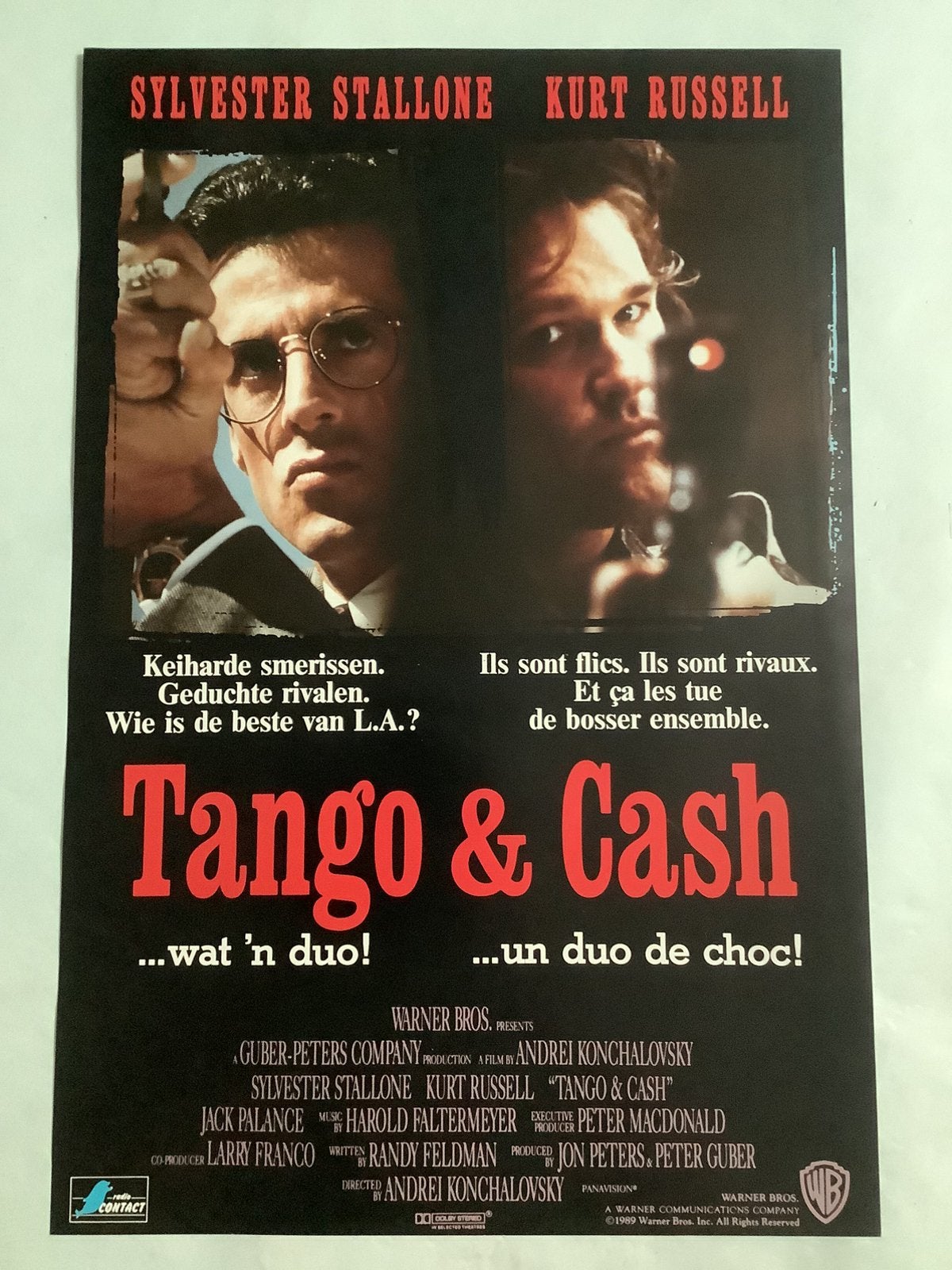 Affiche du film TANGO & CASH 40-60 cm, Enlèvement, Comme neuf