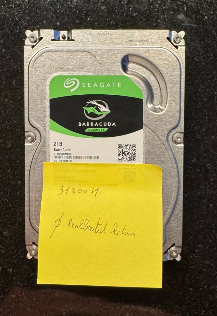 Seagate barracuda 2tb harde schijf, Interne, Enlèvement, Utilisé, Desktop