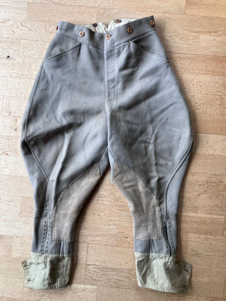 Culotte d'officier français ABBL d'avant-guerre, Enlèvement ou Envoi, Armée de terre, Vêtements ou Chaussures