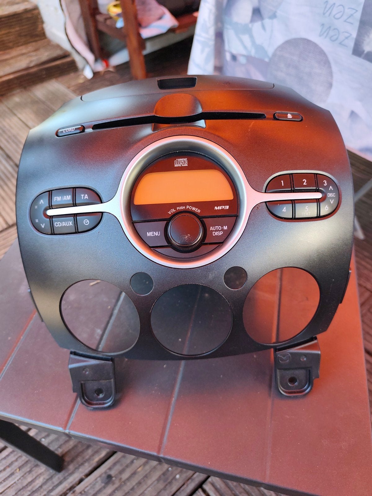 Mazda 2 CD autoradio van 2008-2012, Auto diversen, Autoradio's, Ophalen, Gebruikt