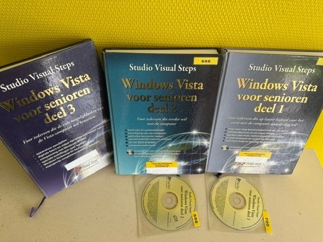 Windows Vista voor senioren : 3 delen, Boeken, Informatica en Computer, Ophalen of Verzenden, Zo goed als nieuw, Overige onderwerpen
