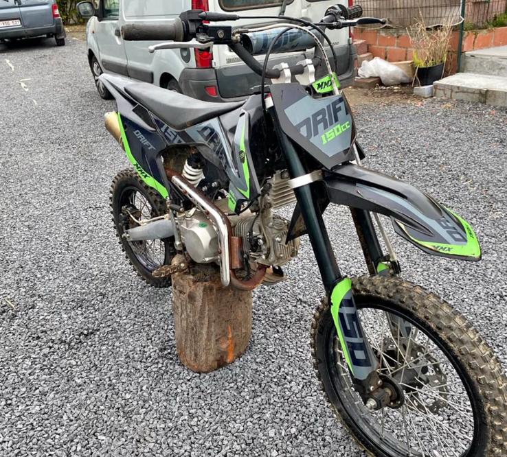 Moto cross dirt bike 150cc, Enlèvement