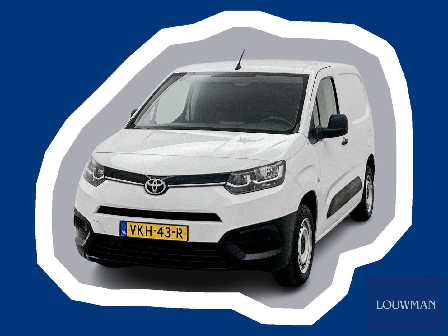Toyota PROACE CITY 1.5 D-4D Cool Comfort Airco Betimmering C, Auto's, Bestelwagens en Lichte vracht, 109 g/km, Wit, Bedrijf, Toyota