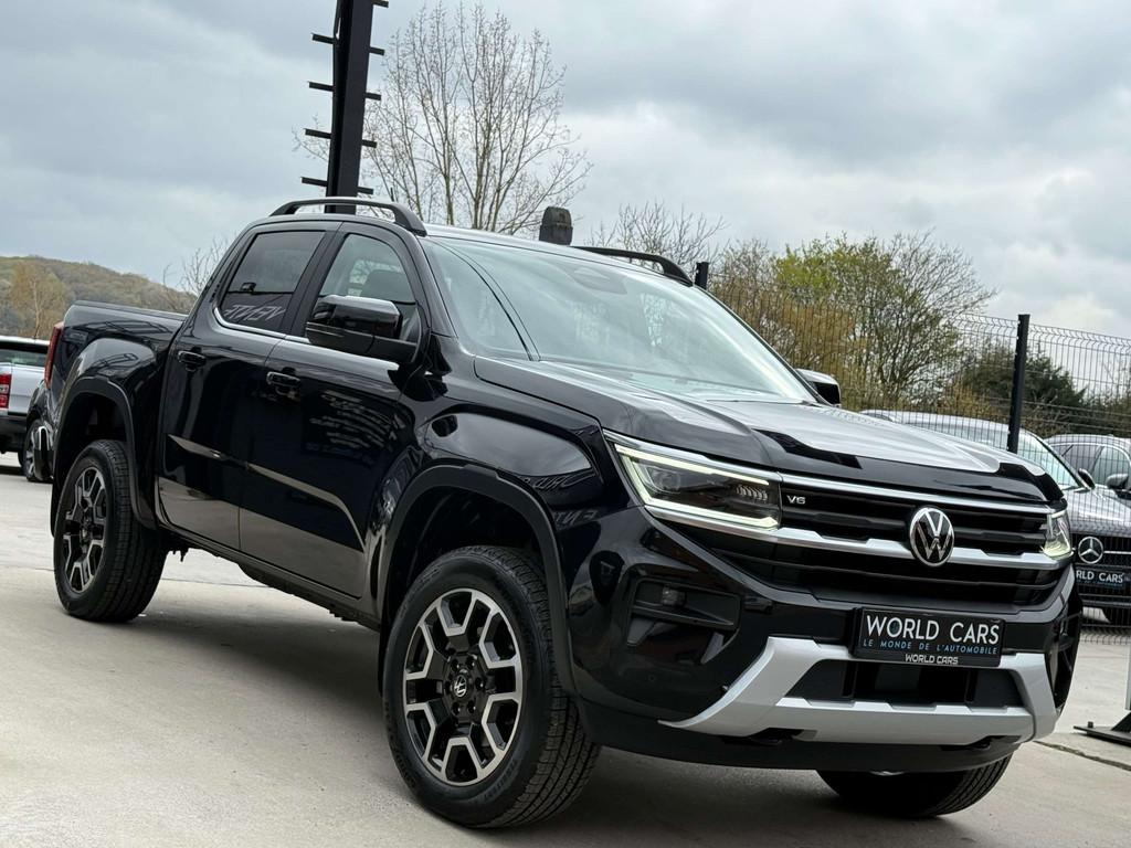 Volkswagen Amarok 3.0 V6 TDi 4MOTION TVAC*BTWIN DISTRO CAMER, Auto's, Automaat, 4 deurs, 2993 cc, Zwart