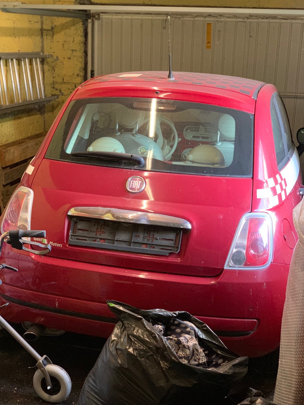 Fiat 500 in perfecte staat met slechts 25000km, Automaat, Stof, 1242 cc, Overige kleuren