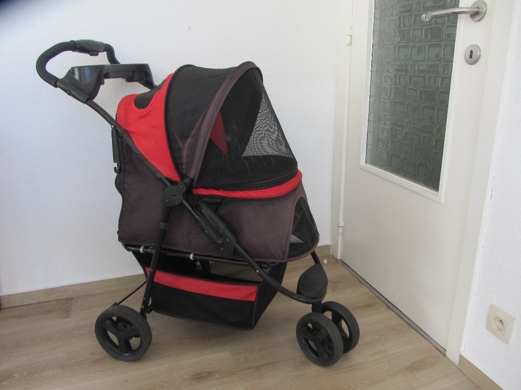 Poussette pour chien, max. 20 kg avec housse de pluie, Enfants & Bébés, Enlèvement