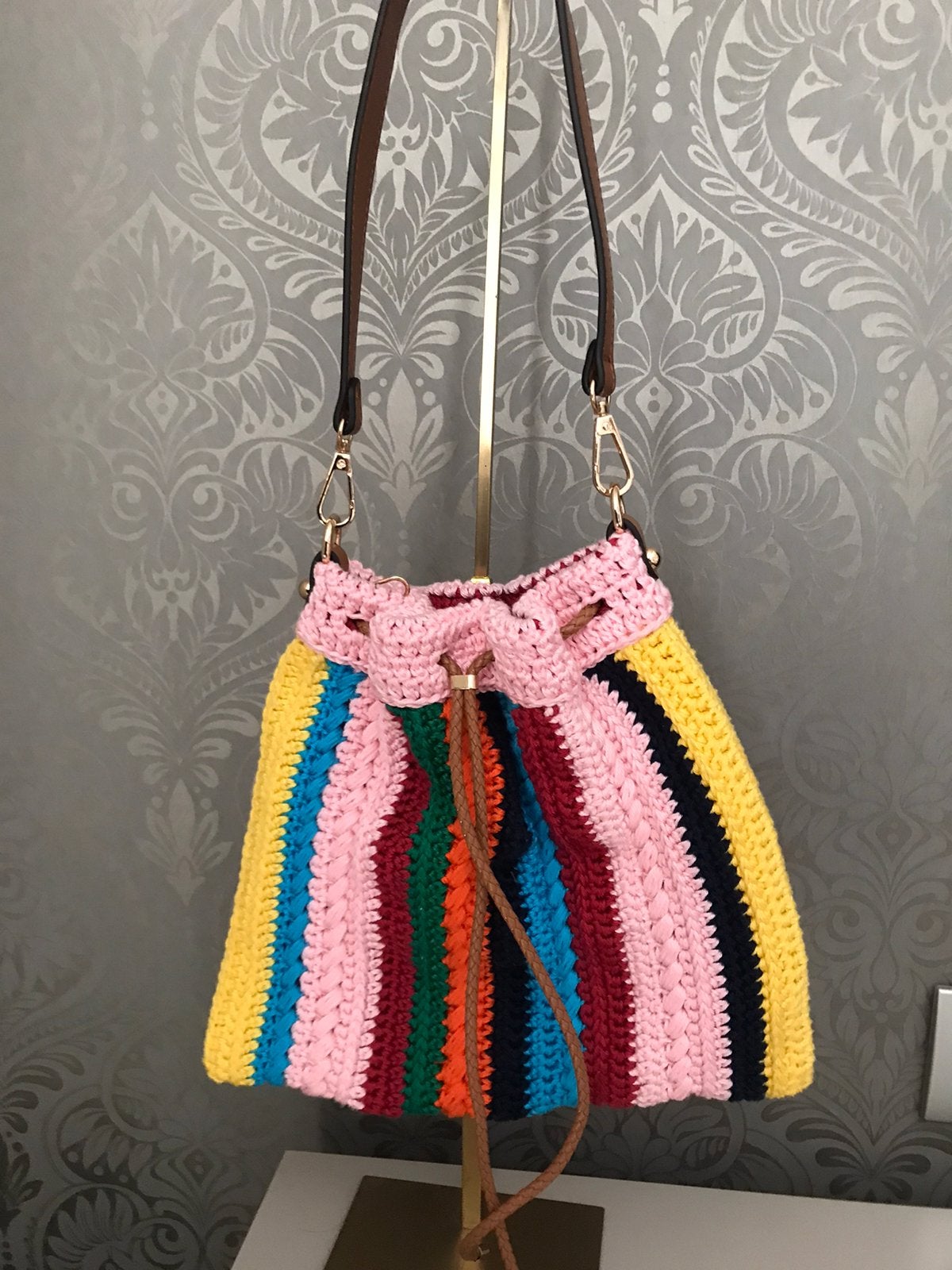 Schoudertas, handtas, Handtassen en Accessoires, Tassen | Damestassen, Ophalen, Zo goed als nieuw, Blauw, Handtas