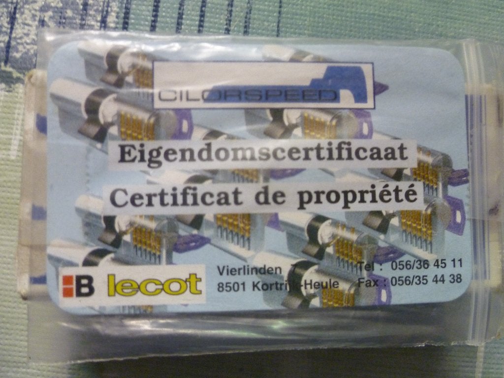 Veiligheidscilinder Tesa Assa Abloy met eigendomscertificaat, Bricolage & Construction, Serrurerie de bâtiment & Dispositif de fermeture