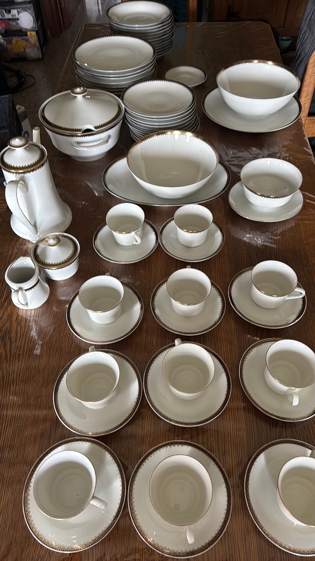 Magnifique Service Porcelaine  Mitterteich Bavaria - 66 pc, Antiek en Kunst, Ophalen of Verzenden