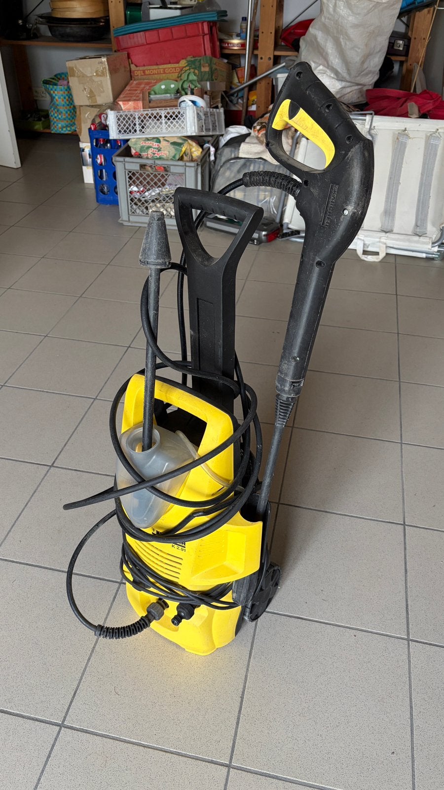 Kärcher hogedrukreiniger, Tuin en Terras, Ophalen, Gebruikt