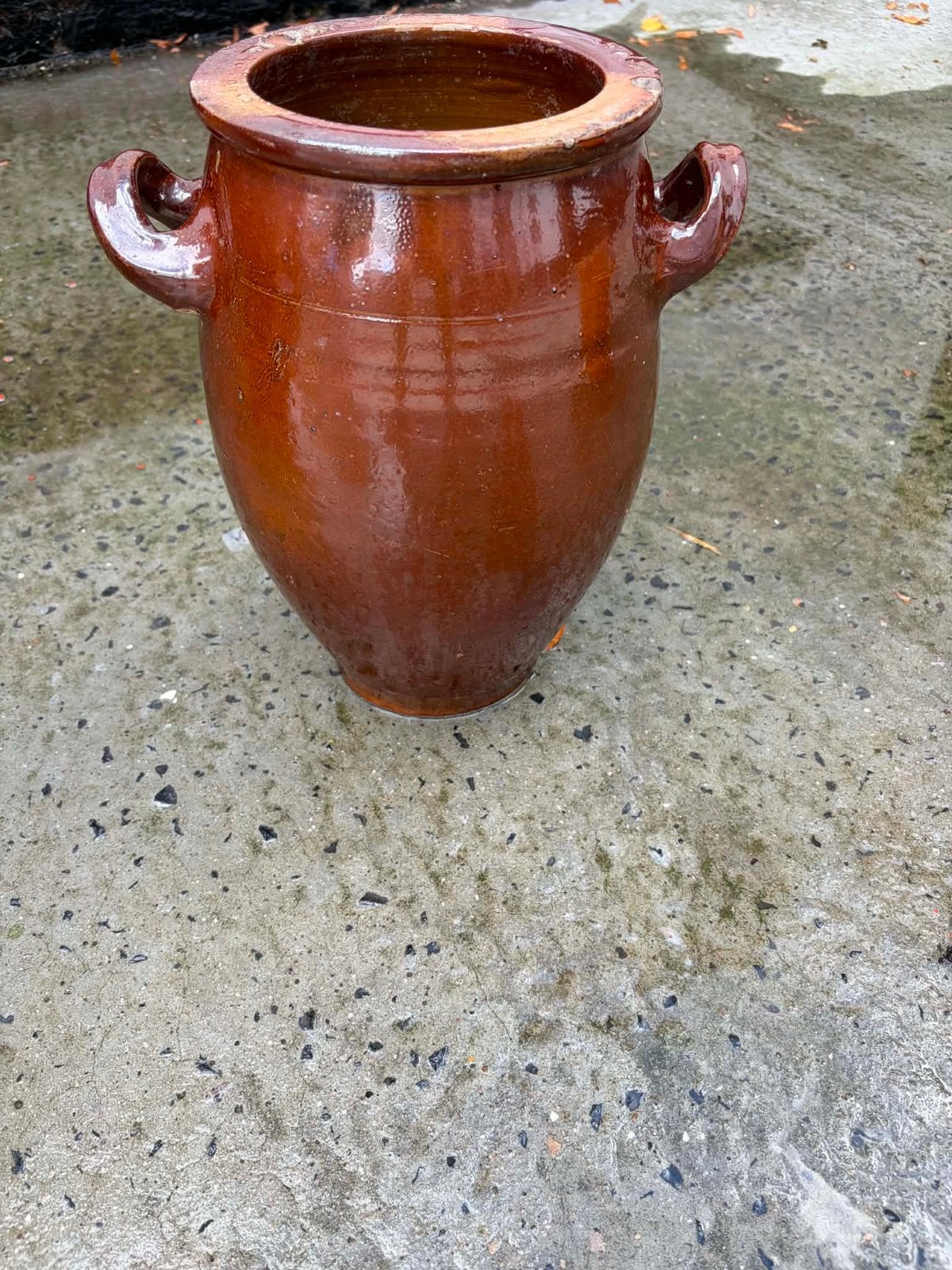 2 anciens saloir en grès, Jardin & Terrasse, Pots de fleurs, Enlèvement, Utilisé