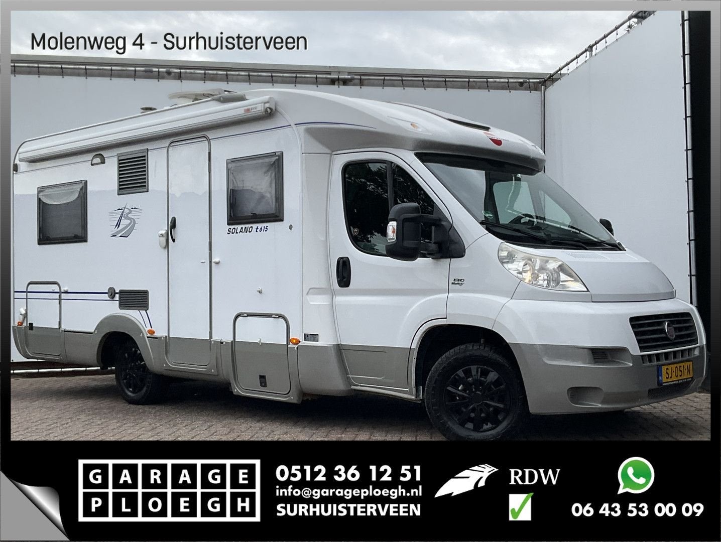 Bürstner T615 Airco Cabine Fietsrek Fransbed Beurstner, Caravans en Kamperen, Mobilhomes, Autobedrijf Ploegh, Bedrijf, Bürstner