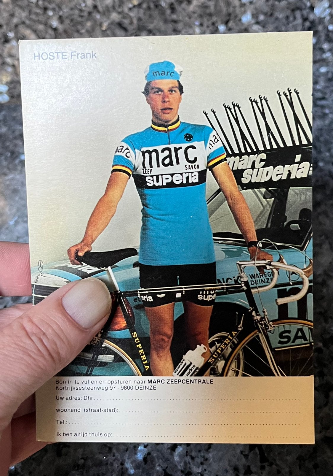 Wielrenner Frank Hoste, Verzamelen, Ophalen, Zo goed als nieuw