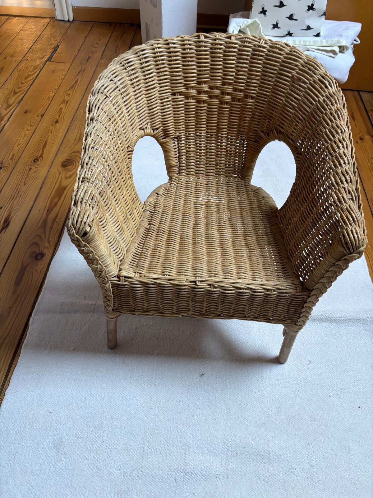 Rotan kinderstoel / peuterstoel, Kinderen en Baby's, Ophalen, Gebruikt