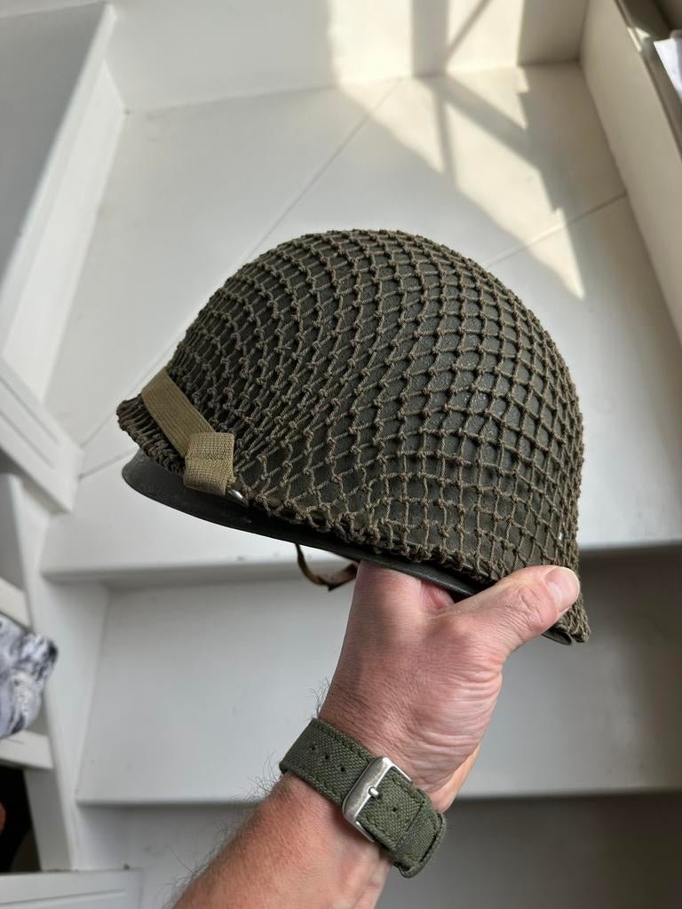 Casque militaire américain M1 VN vintage, Enlèvement ou Envoi
