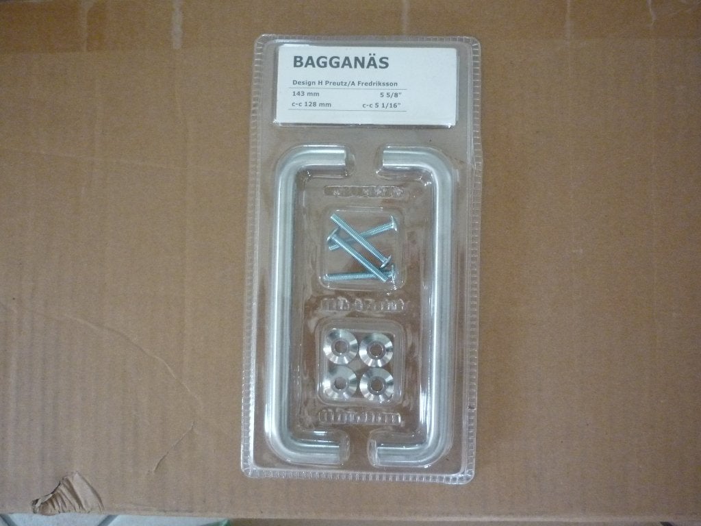 Poignées de porte IKEA BAGGANAS, Enlèvement, Neuf, Inox, Loquet ou Poignée
