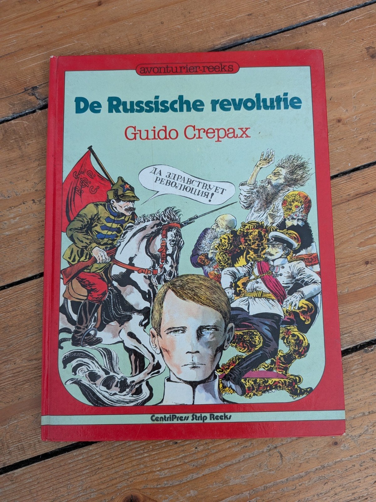 Guido Crepax - De Russische revolutie, Boeken, Eén stripboek, Ophalen of Verzenden, Gelezen, Guido crepax