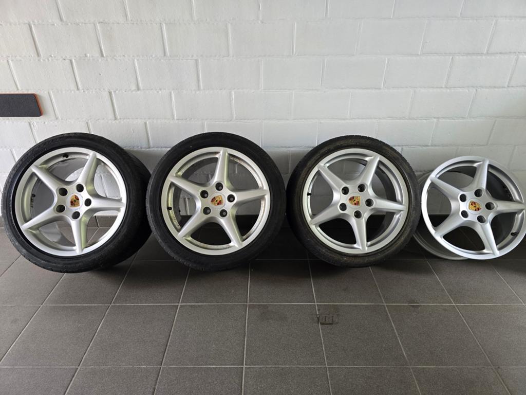 Porsche breedset 18 inch BBS Carrera lll velgen, Auto-onderdelen, Banden en Velgen, Ophalen, 18 inch, Band(en)