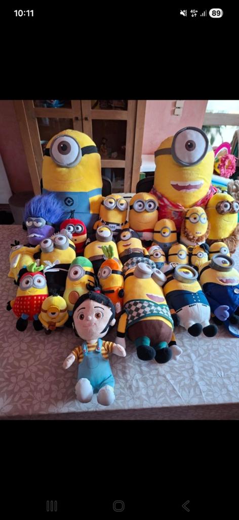 Lot peluche minions, Kinderen en Baby's, Speelgoed | Knuffels en Pluche, Ophalen