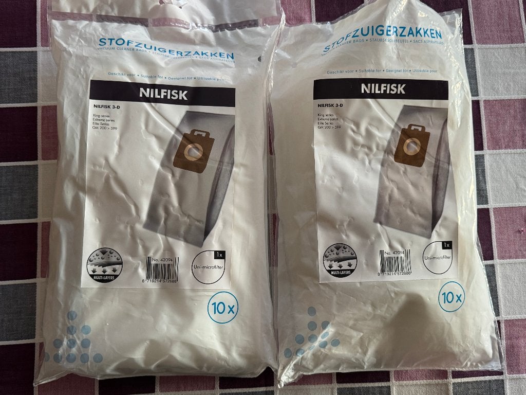 Sacs à poussière pour Nilfisk 3-D, Electroménager, Enlèvement ou Envoi, Neuf